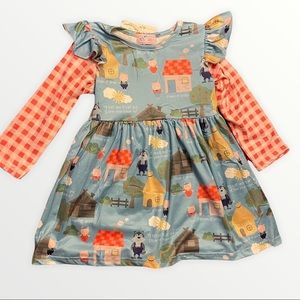 ALF milk silk dress 2T nwt 3 little pigs